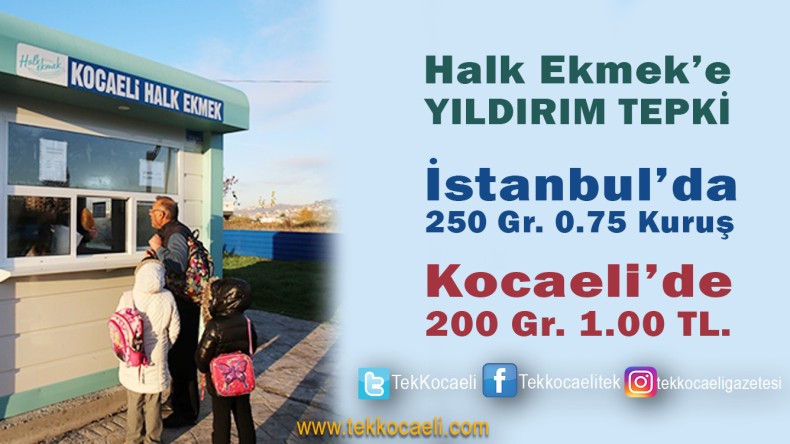 Halk Ekmek Projesi’ne ŞOK Tepki!