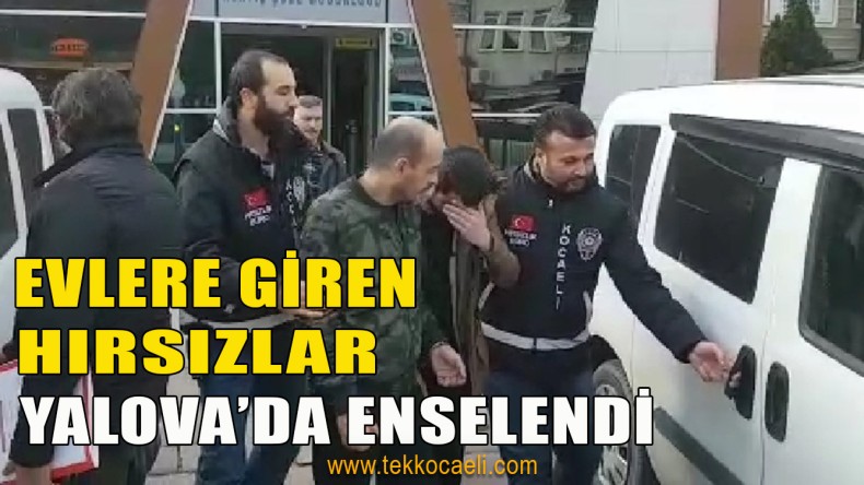 4 Ayrı Evi Soyan Hırsızlar Yakalandı