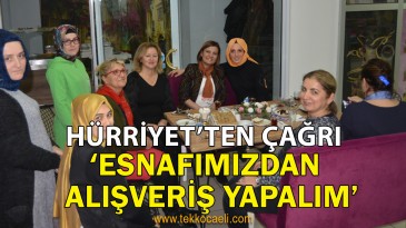 Hürriyet Esnafı Dinledi, Yeni Yıl Çağrısı Yaptı