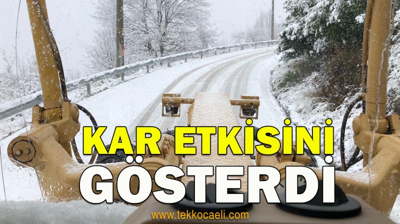 Kar Timleri Karla Mücadele Ediyor