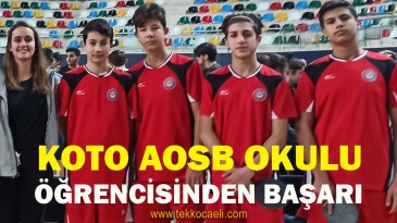 Özel KOTO Okulu Öğrencisi’nden Başarı