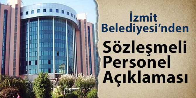 29 Sözleşmeli Personel İle İlgili Açıklama