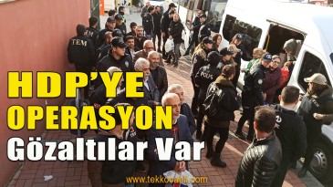 PKK/KCK Operasyonu; Çok Sayıda Gözaltı Var