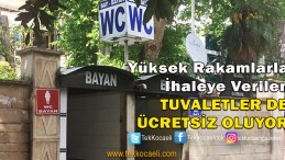İzmit’te Tuvaletler de Ücretsiz Oluyor