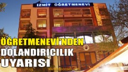 Öğretmenevi Müdürü’nden Dolandırıcılık Uyarısı