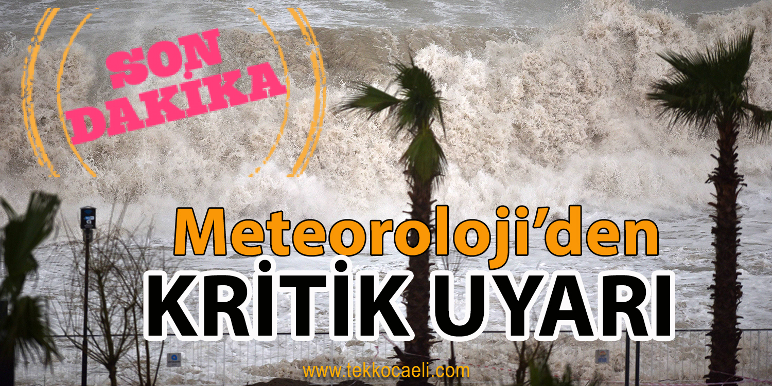 Meteoroloji’den Marmara Uyarısı