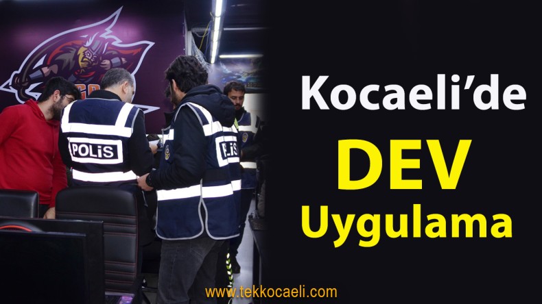 Kocaeli Emniyeti Kenti Didik Didik Aradı
