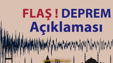 Deprem Uzmanından Flaş Açıklama