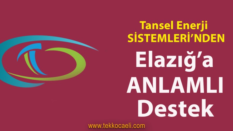 Elazığ’a 400 Çadır, 2 Bin Battaniye