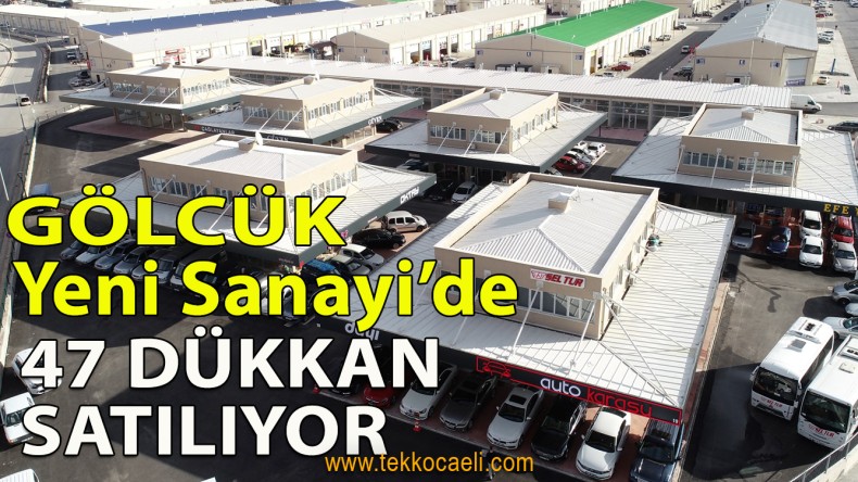 Gölcük Belediyesi, 47 Dükkanı Satışa Çıkarıyor