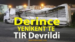 TIR Devrildi; TEM Trafiğe Kapandı