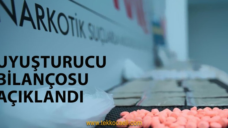 Haftalık Uyuşturucu Bilançosu Açıklandı