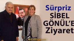 Binali Yıldırım, Sibel Gönül’ü Ofisinde Ziyaret Etti
