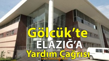 Gölcük’te Elazığ’a Yardım Kampanyası