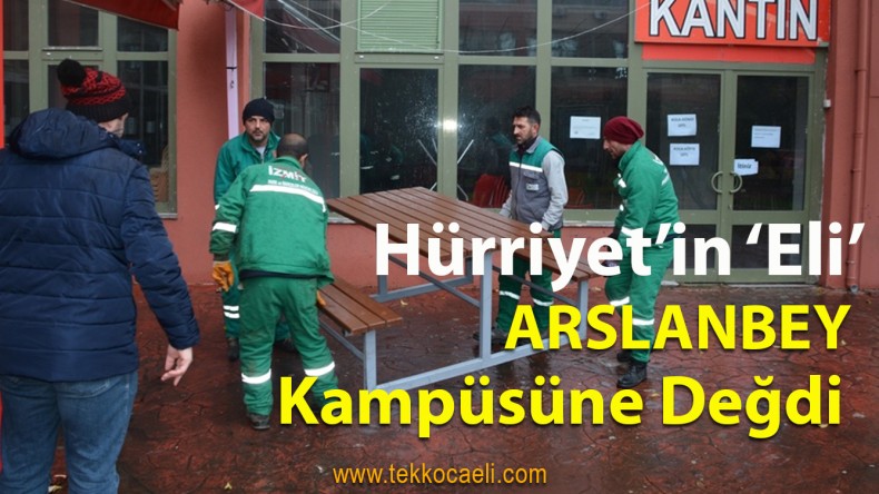 ‘Anne Eli’ Arslanbey Kampüsüne Değdi