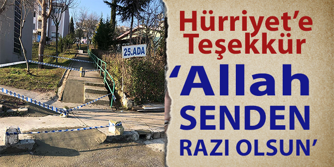 Başkan Hürriyet’e Böyle Teşekkür Etti