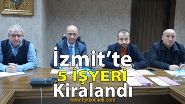 İzmit Belediyesi Encümen Toplantısı Gerçekleştirildi