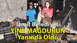 Yangın Mağduru Vatandaşa Destek