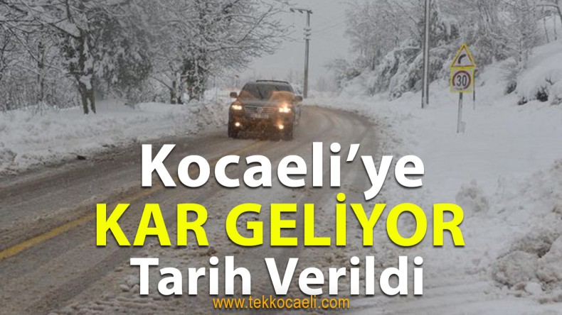 Kocaeli’ye Kar Yağışı Geliyor