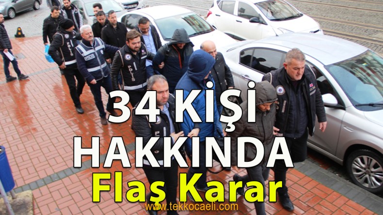 FETÖ Şüphelileri Hakkında Karar