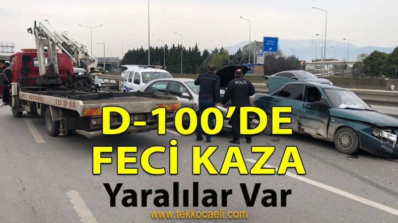 Kocaeli’de Kaza; Yaralılar Var