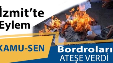 KAMU-SEN Kocaeli Bordro Yaktı