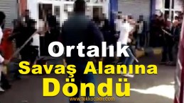 Kocaeli’de Taşlı Sopalı Kavga