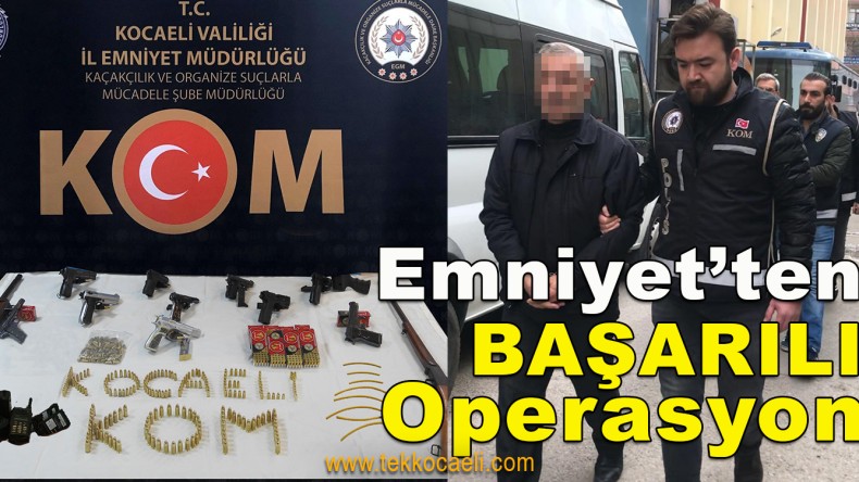 Silah Kaçakçılığı Yapan Gruba Operasyon