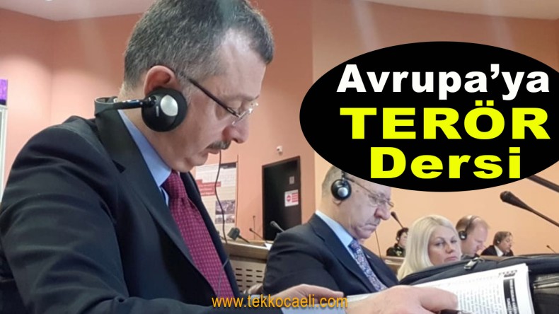 Başkan Büyükakın’dan, Avrupa’ya Terör Tanımı Dersi