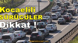 Kocaelililer Dikkat! Güzergah Değişikliği Var