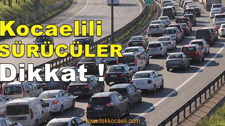 Kocaelililer Dikkat! Güzergah Değişikliği Var