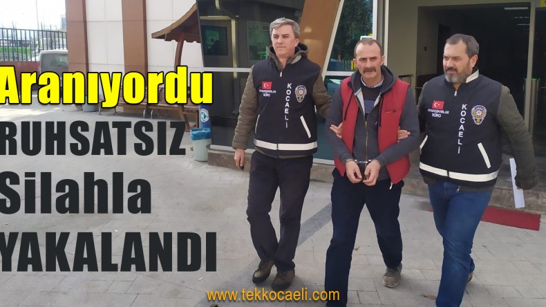 Ruhsatsız Tabancayla Yakalandı