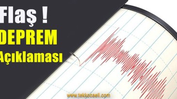 Deprem Açıklaması