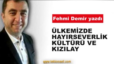 Ülkemizde Hayırseverlik Kültürü ve Kızılay