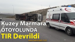 TIR Şoförünü Emniyet Kemeri Kurtardı