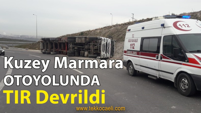 TIR Şoförünü Emniyet Kemeri Kurtardı