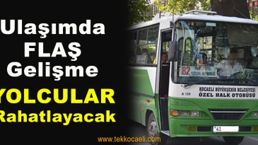 Kocaeli’de Toplu Ulaşımda Yeni Dönem