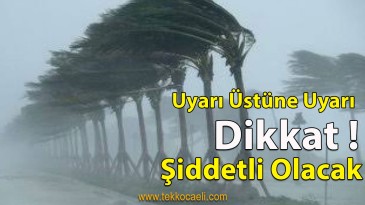 Kocaeli Dikkat! Uyarı Üstüne Uyarı