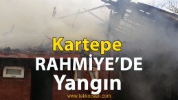 Kartepe Rahmiye’de Korkutan Yangın