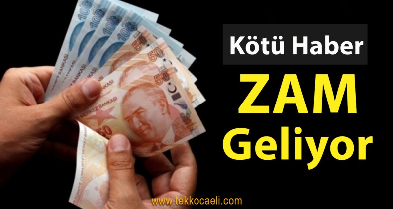 Vatandaşlara Kötü Haber