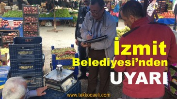 İzmit Belediyesi’nden Uyarı
