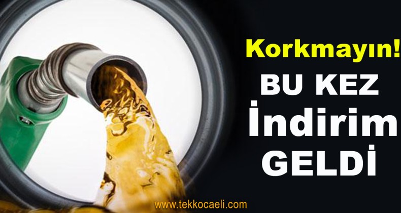 Benzine İndirim Geldi