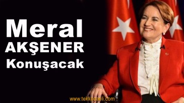 Meral Akşener Önemli Açıklamalar Yapacak
