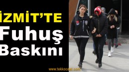 Masaj Salonuna Fuhuş Baskını