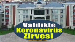 Kocaeli Valiliği’nde Koronavirüs Zirvesi