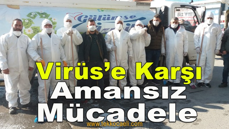 İzmit Belediyesi Ekipleri, Hastane Çevresini Tertemiz Yaptı