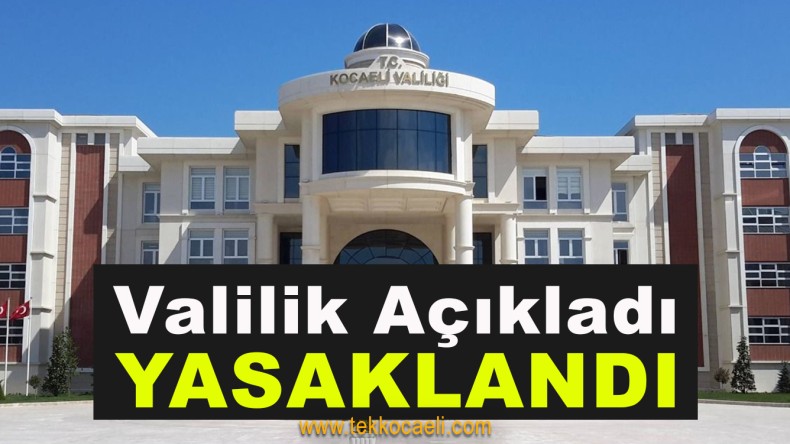 Kocaeli Valiliği’nden Flaş Açıklama