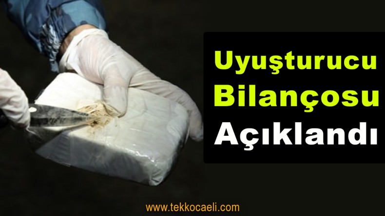 Haftalık Uyuşturucu Bilançosu Açıklandı