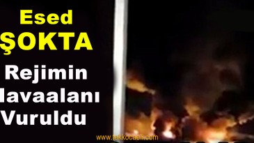 Rejimin Askeri Havaalanı Vuruldu