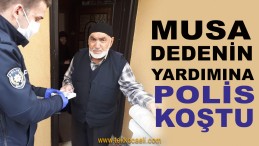 Kore Gazisinin Yardımına Polis Koştu